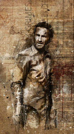 cover Grunge Rick Grimes Twd