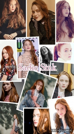 cover Sadie Sink collage