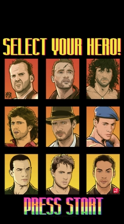 cover Select your Hero Retro 90s