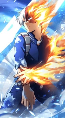 cover shoto todoroki ice and fire