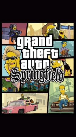 cover Simpsons Springfield Feat GTA