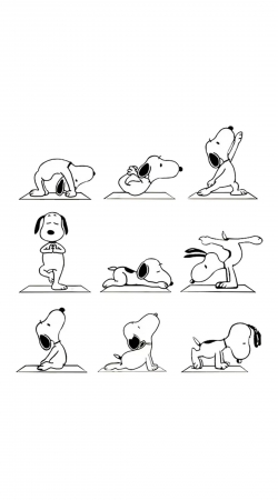 cover Snoopy Yoga