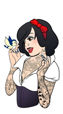 cover Snow White Tattoo Bird