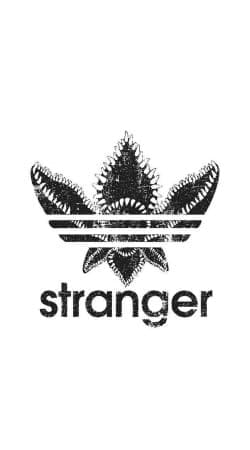 cover Stranger Things Demogorgon Monster JOKE Adidas Parodie Logo Serie TV