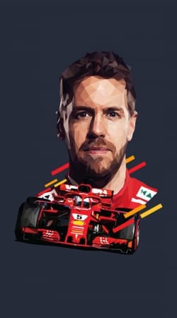 cover Vettel Formula One Driver
