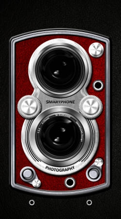 cover Vintage Camera Red