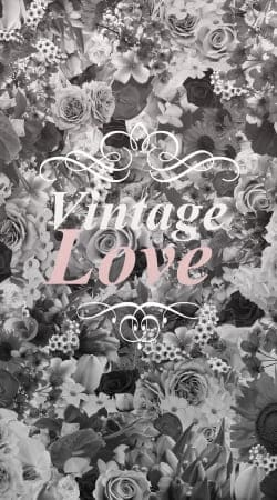 cover Vintage love in black and white