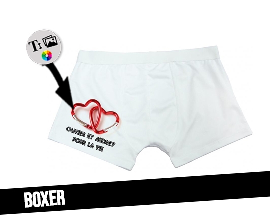 Custom men's boxer
