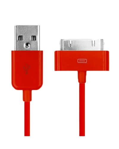 USB Sync Data Charging Cable For iPod iPhone 4/4S iPad2/3 Red
