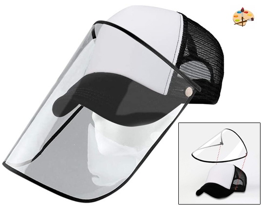 Cap with visor - FaceShield face protection