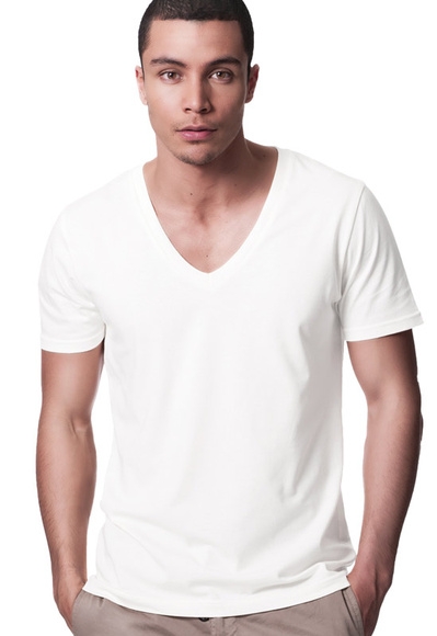 Men's V-Neck T-Shirt White