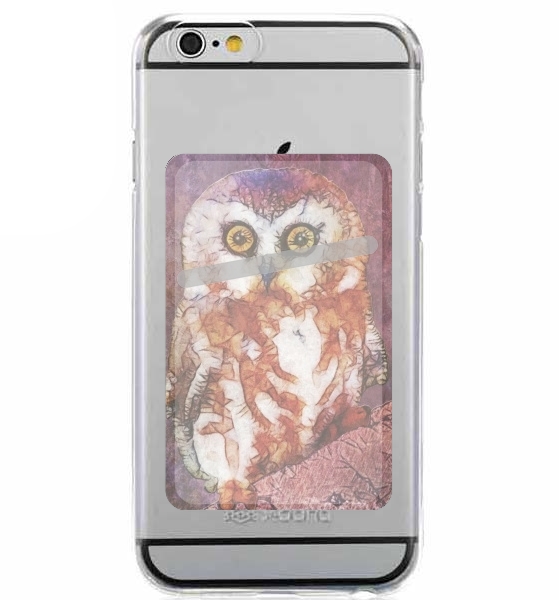  abstract cute owl for Adhesive Slot Card