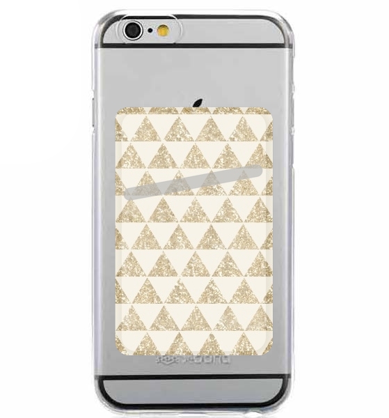  Glitter Triangles in Gold for Adhesive Slot Card