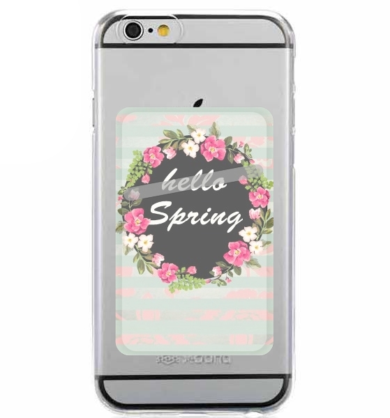 HELLO SPRING for Adhesive Slot Card