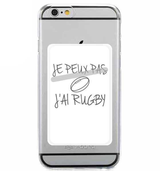 Je peux pas jai rugby for Adhesive Slot Card