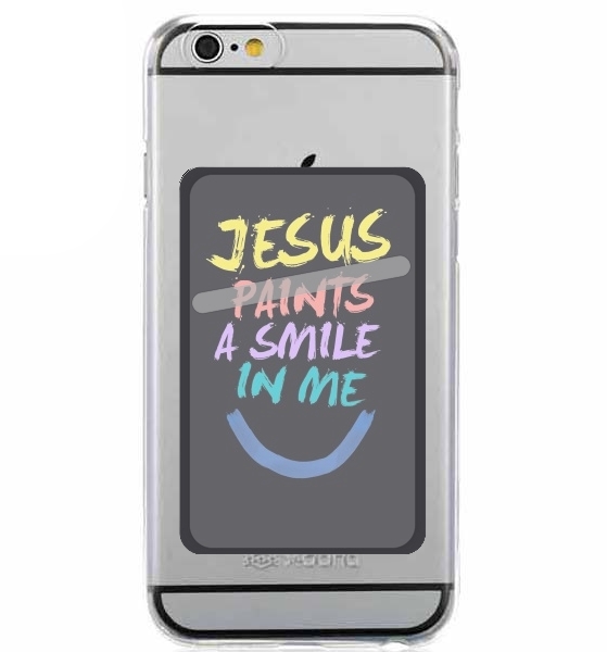  Jesus paints a smile in me Bible for Adhesive Slot Card