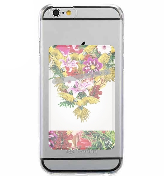  Parrot Floral for Adhesive Slot Card
