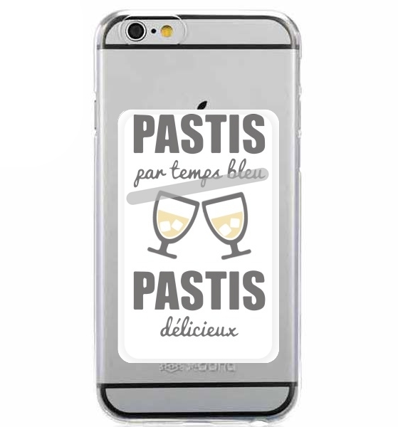  Pastis par temps bleu Pastis delicieux for Adhesive Slot Card