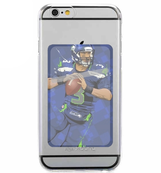  Seattle Seahawks: QB 3 - Russell Wilson for Adhesive Slot Card