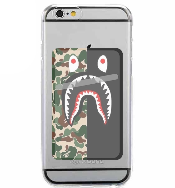  Shark Bape Camo Military Bicolor for Adhesive Slot Card