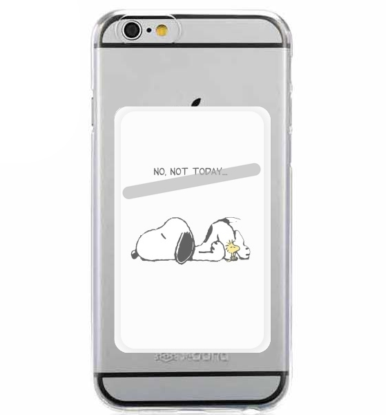  Snoopy No Not Today for Adhesive Slot Card