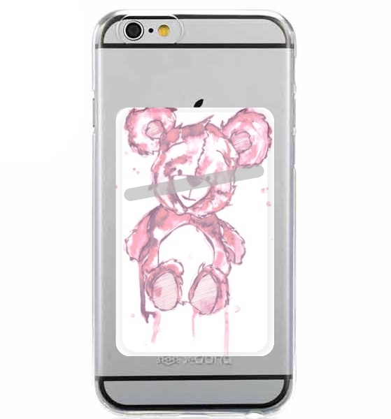  Pink Teddy Bear for Adhesive Slot Card