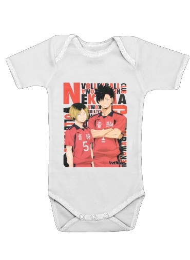   Haikyuu Nekoma for Baby short sleeve onesies