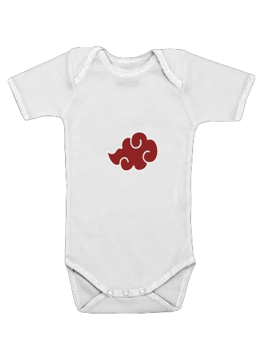  Akatsuki Cloud REd for Baby short sleeve onesies