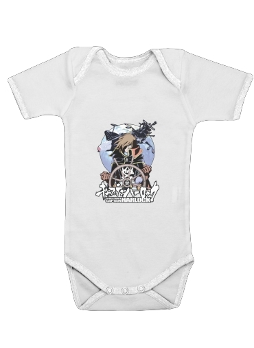  Space Pirate - Captain Harlock for Baby short sleeve onesies