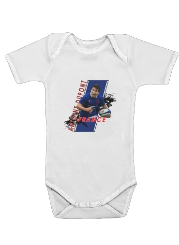 Onesies Baby Antoine Dupont Rugby French player