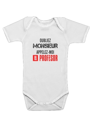  Appelez Moi El Professeur for Baby short sleeve onesies