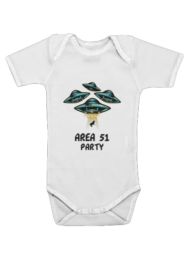 Area 51 Alien Party for Baby short sleeve onesies
