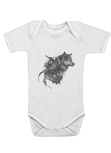  artorias and sif for Baby short sleeve onesies
