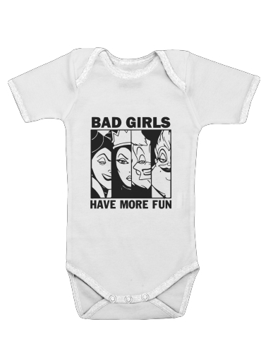  Bad girls have more fun for Baby short sleeve onesies