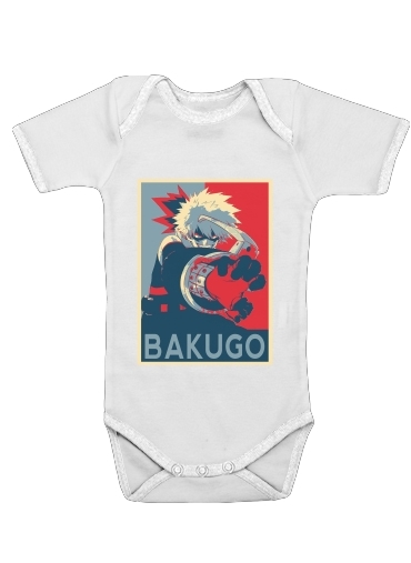  Bakugo Katsuki propaganda art for Baby short sleeve onesies