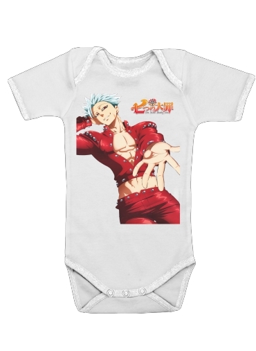  Ban Seven Deadly Sins for Baby short sleeve onesies