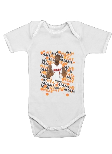 Onesies Baby Basketball Stars: Chris Bosh - Miami Heat