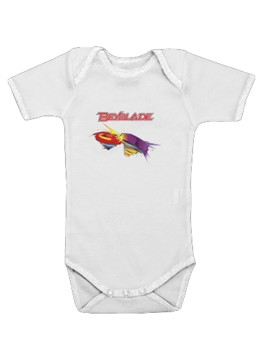  Beyblade magic tops for Baby short sleeve onesies