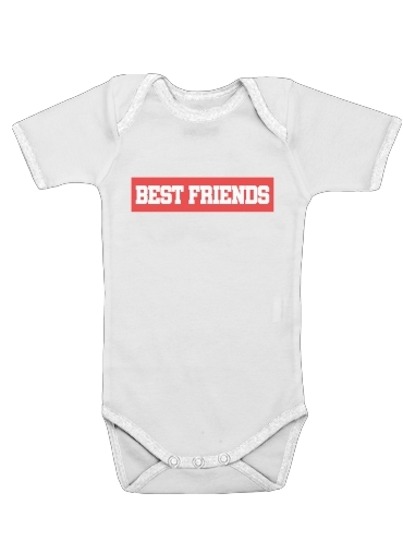  BFF Best Friends Pink for Baby short sleeve onesies