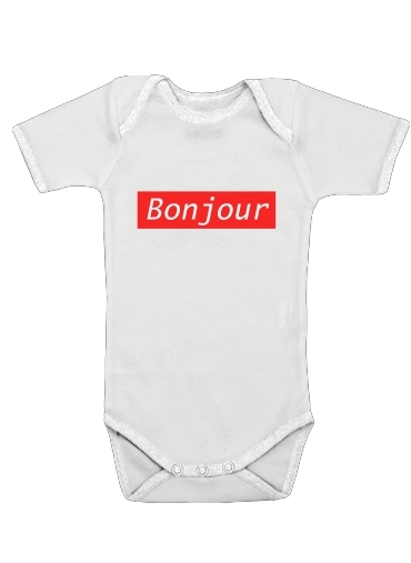  Bonjour for Baby short sleeve onesies