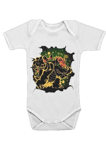 Onesies Baby Bowser Abstract Art