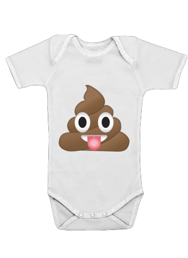  Caca Emoji for Baby short sleeve onesies