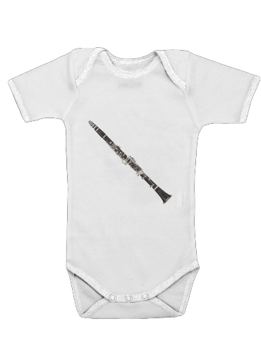  Clarinette Musical Notes for Baby short sleeve onesies