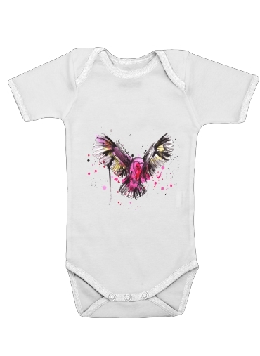  Colored Owl for Baby short sleeve onesies