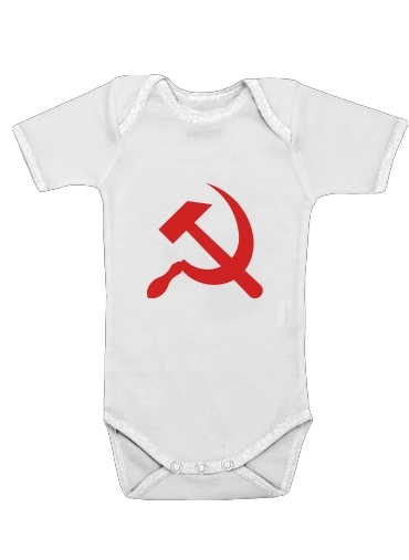 Onesies Baby Communist sickle and hammer