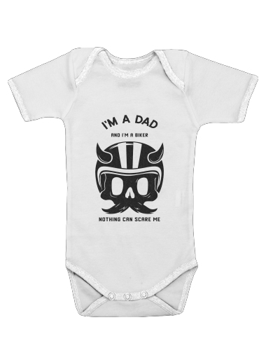  Dad and Biker for Baby short sleeve onesies