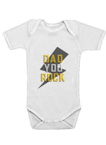  Dad rock You for Baby short sleeve onesies