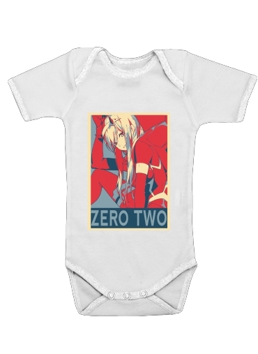  Darling Zero Two Propaganda for Baby short sleeve onesies