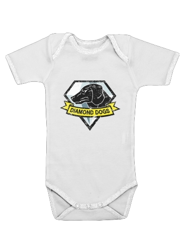  Diamond Dogs Solid Snake for Baby short sleeve onesies