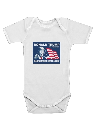  Donald Trump Make America Great Again for Baby short sleeve onesies